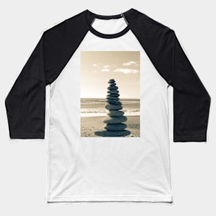 Zen stone stack Baseball T-Shirt